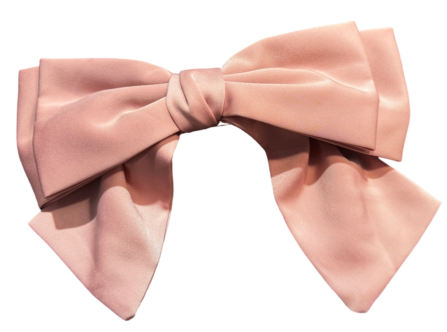 Blush Pink Silk Bow