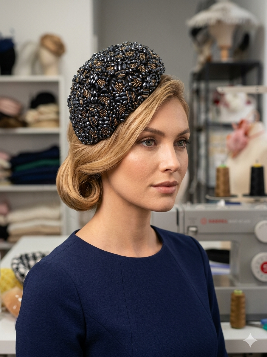 Trish Percher Hat Shape
