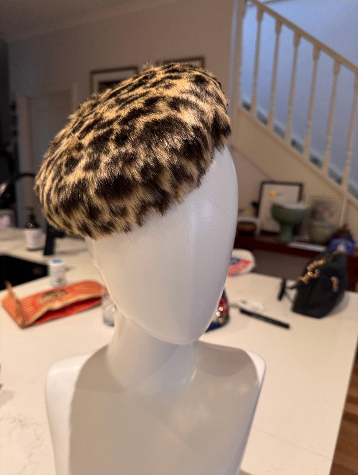 Fun Fur Button Hat