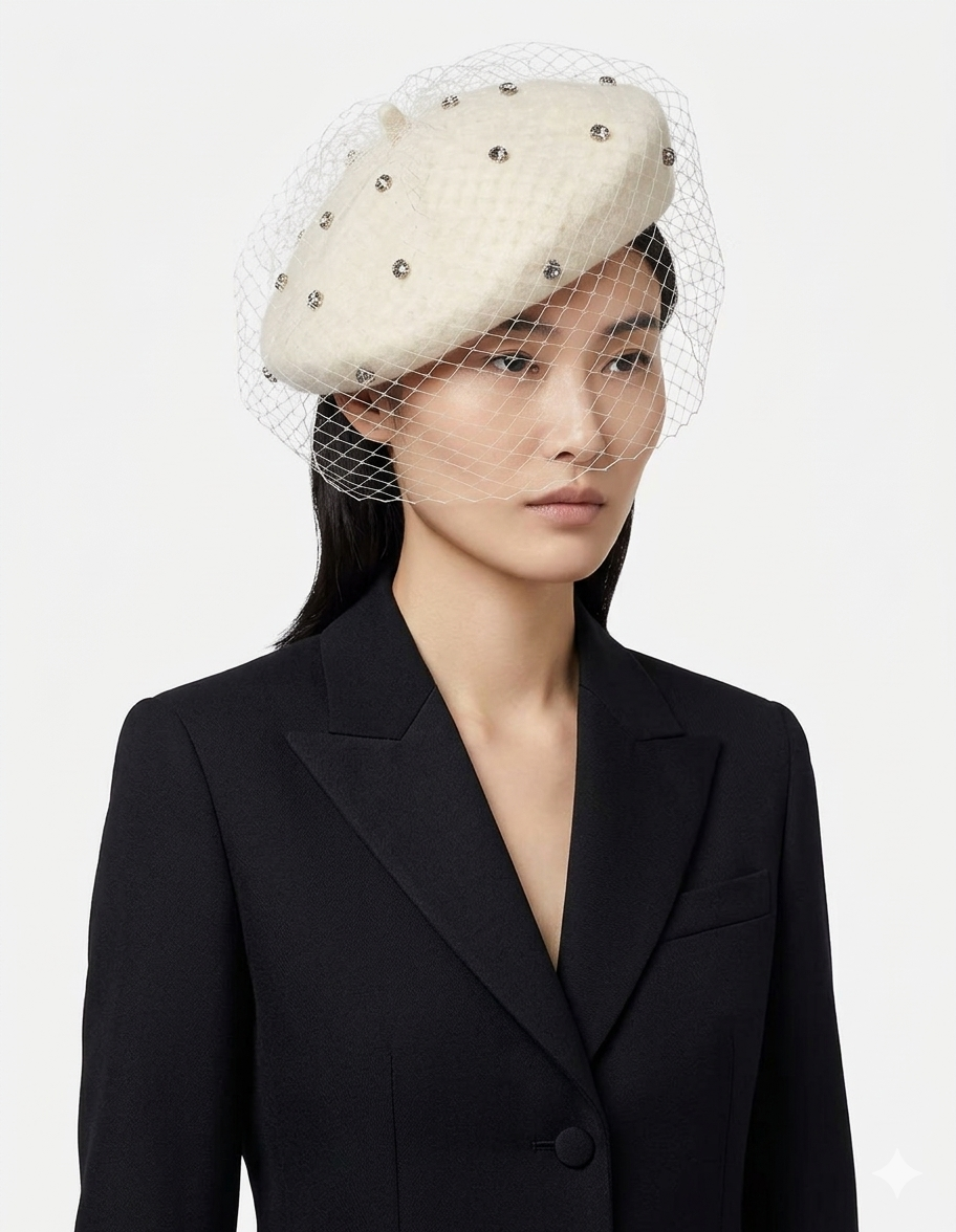 White French Beret