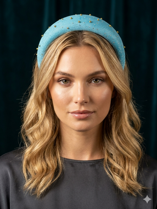 Blue Mesh Headband