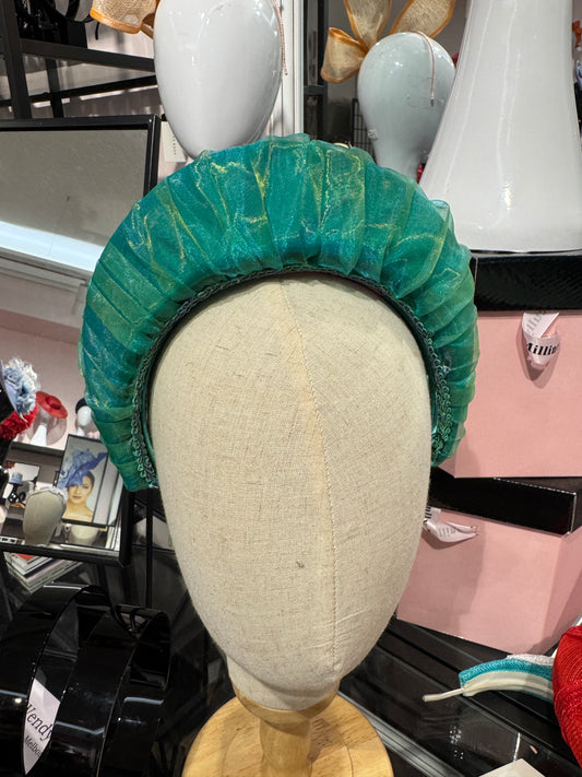 Green Silk Headband