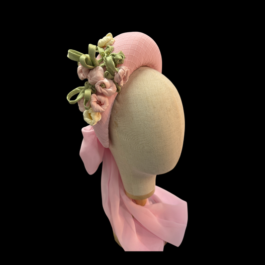 Pink Fabric Halo Crown