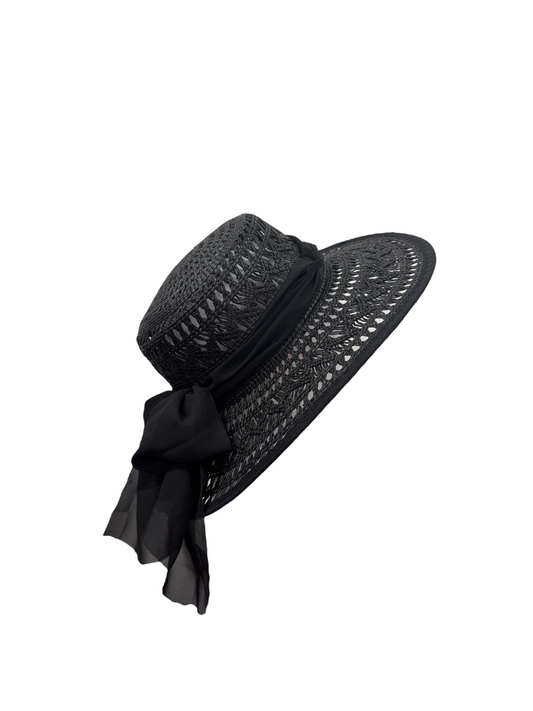 Black Brimmed Hat