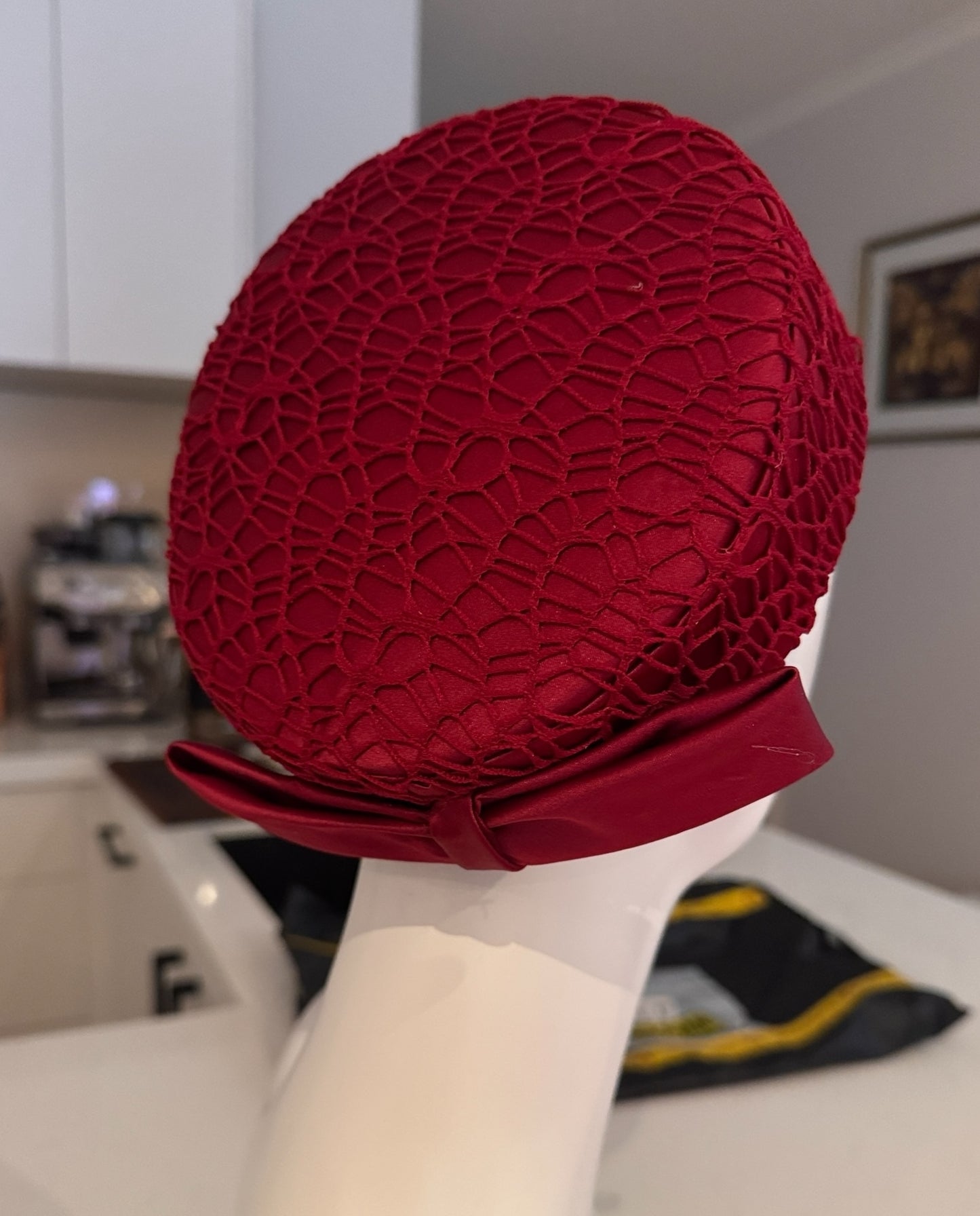 Red Lace Mini Pillbox