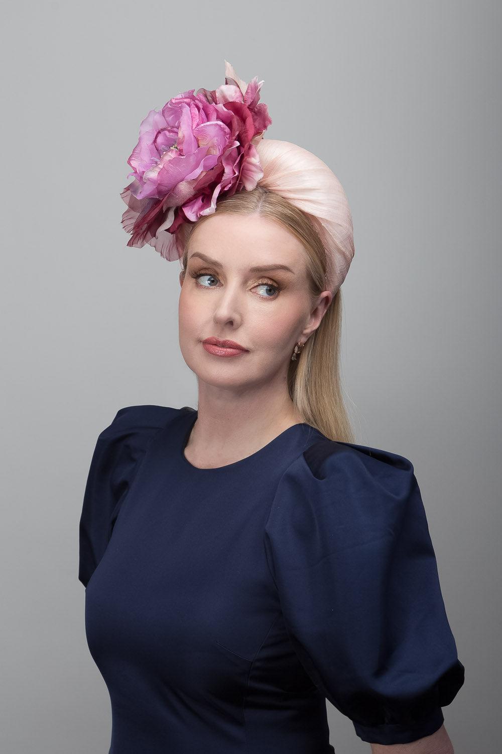 Pink Mauve Floral Headband Crown