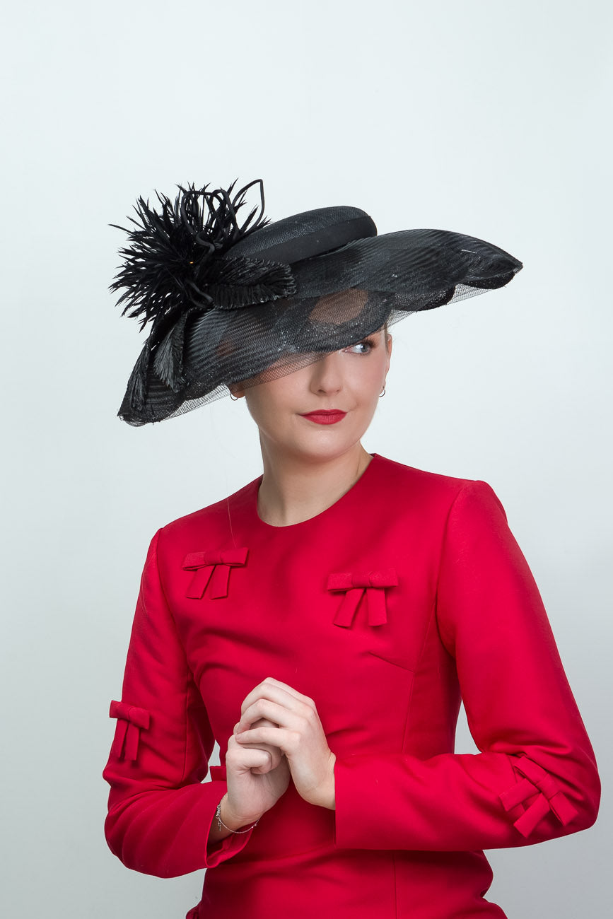 Black Crinoline Dior Brim