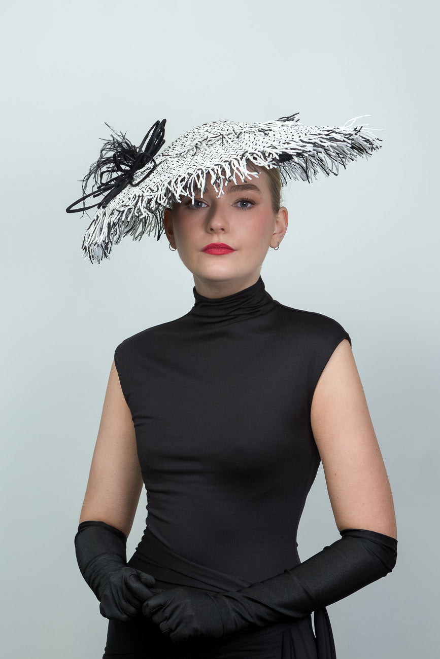 Derby Day Fringed Dior Brim