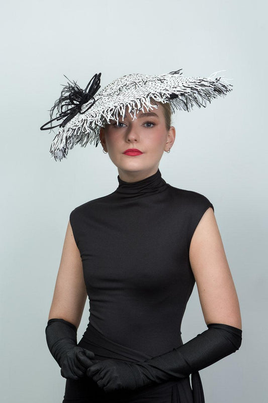 Derby Day Fringed Dior Brim