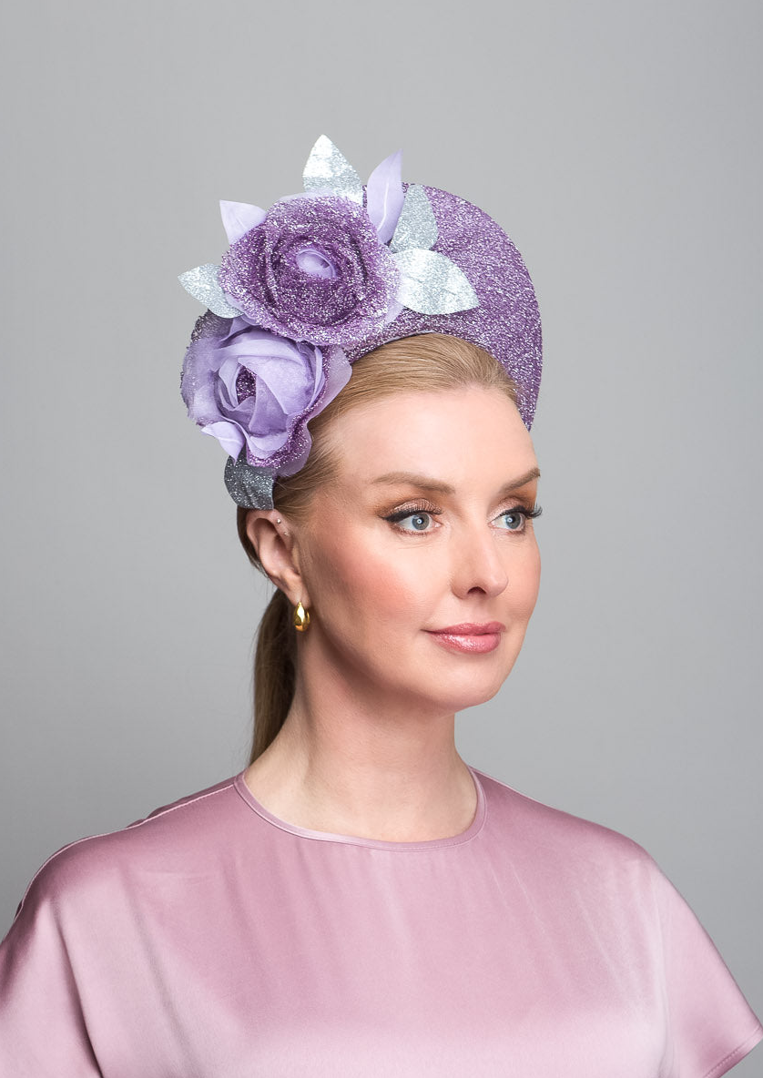 Lavender Fabric Halo