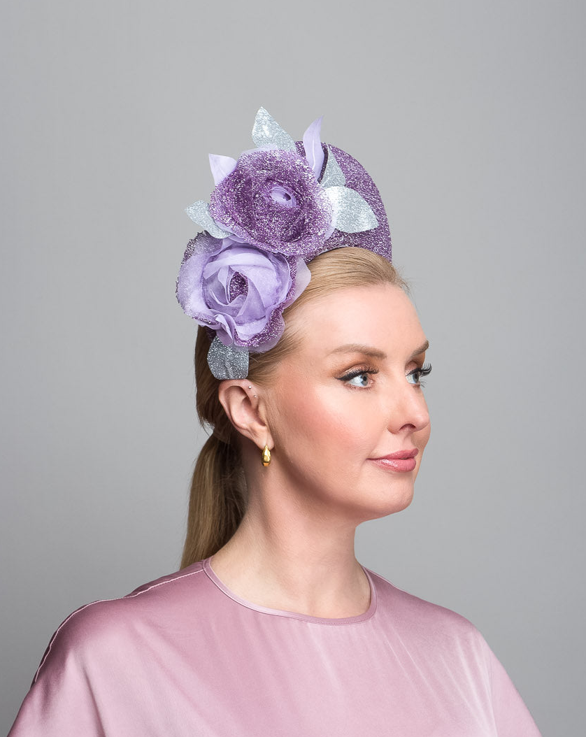 Lavender Fabric Halo