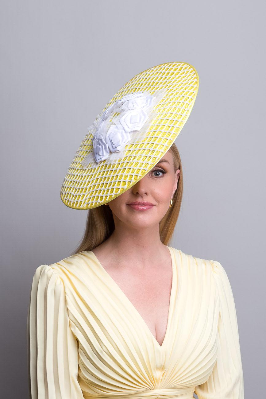 Yellow Straw Dior Hat