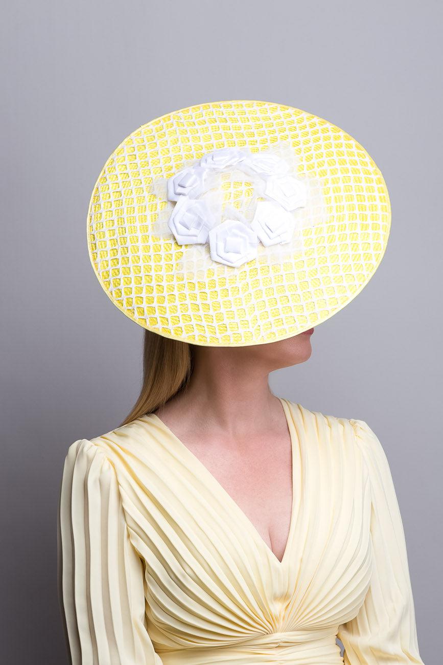 Yellow Straw Dior Hat