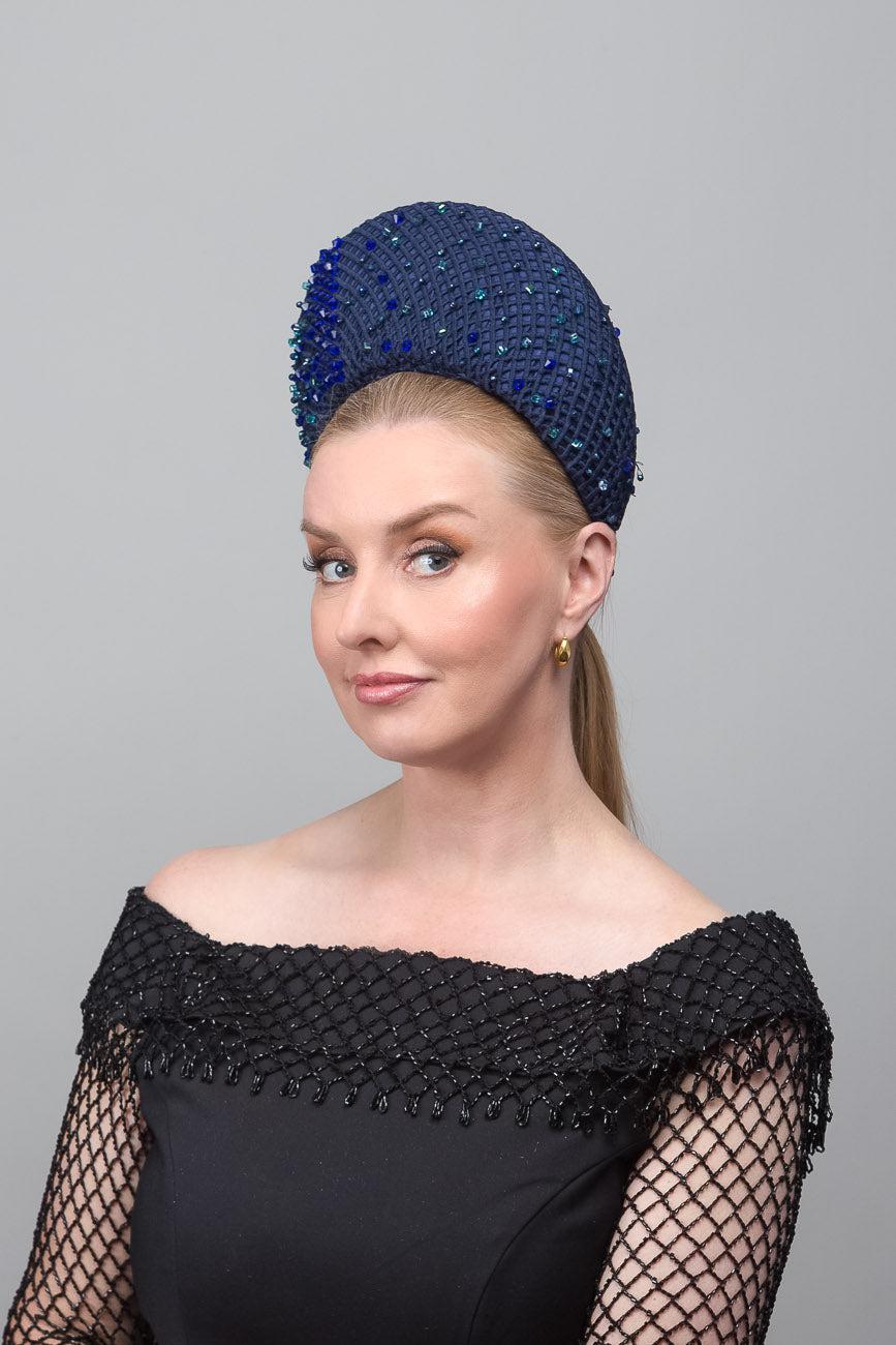 Blue Mesh Fabric Halo