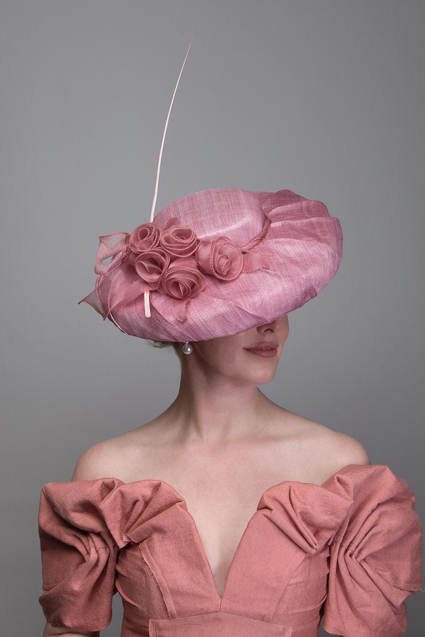 Dusky Pink Brim Hat