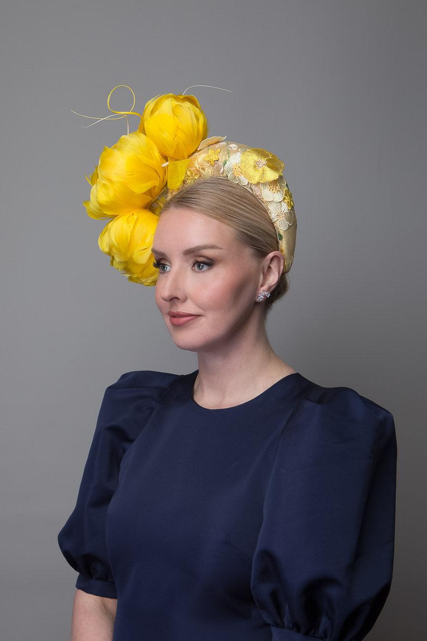 Yellow Lace Flower Crown