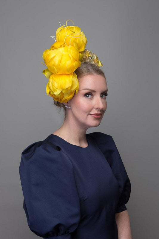 Yellow Lace Flower Crown