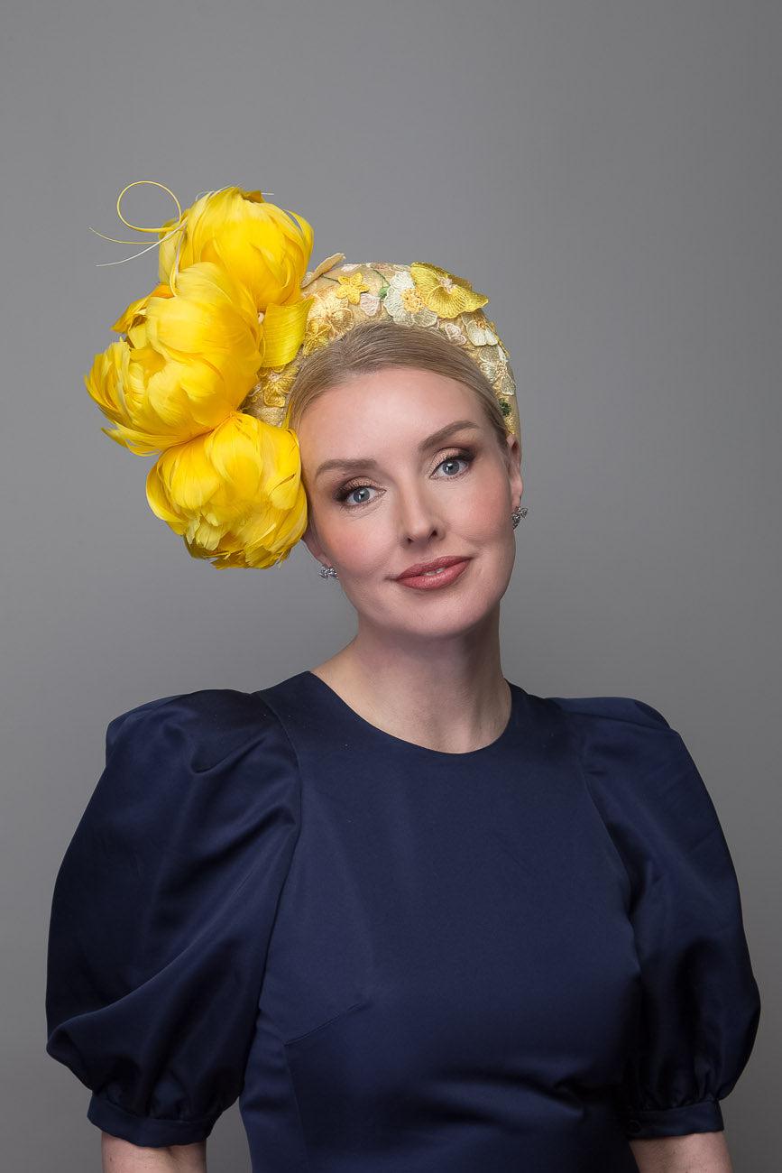 Yellow Lace Flower Crown