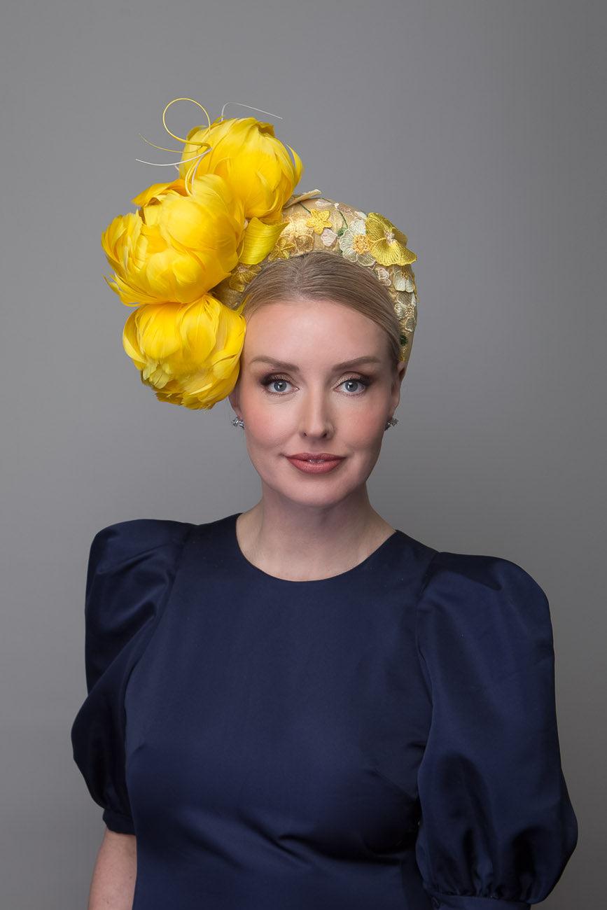 Yellow Lace Flower Crown