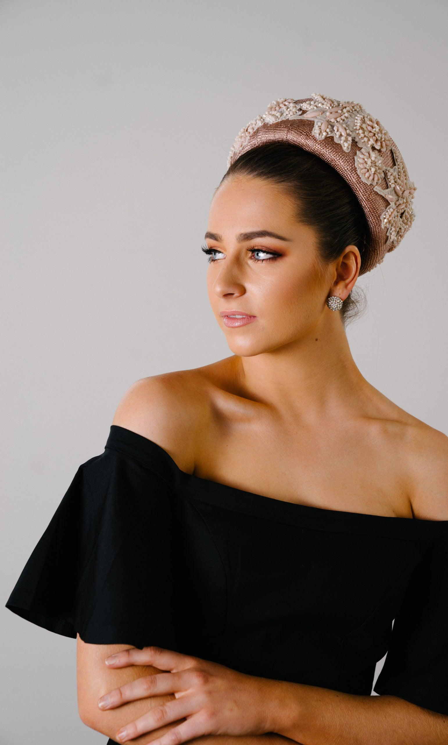 Pale Pink Ring Hat – Wendy Scully Millinery