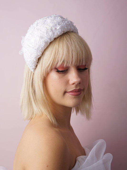 White Lace Headband